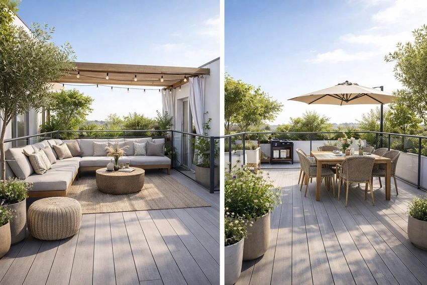 Image Terrasse à appartement de Montesson