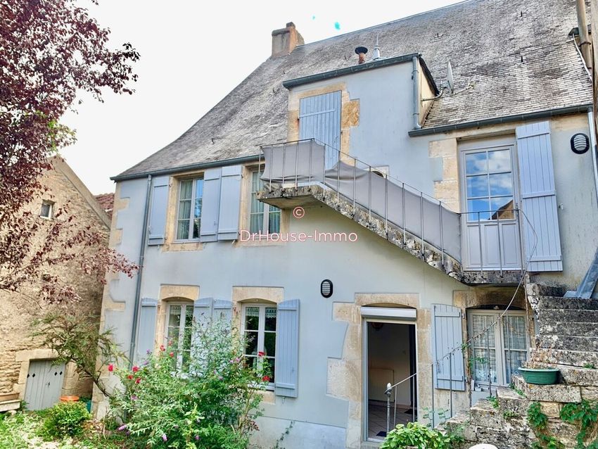 Image Façade à  maison jumelée de L'Isle-sur-Serein