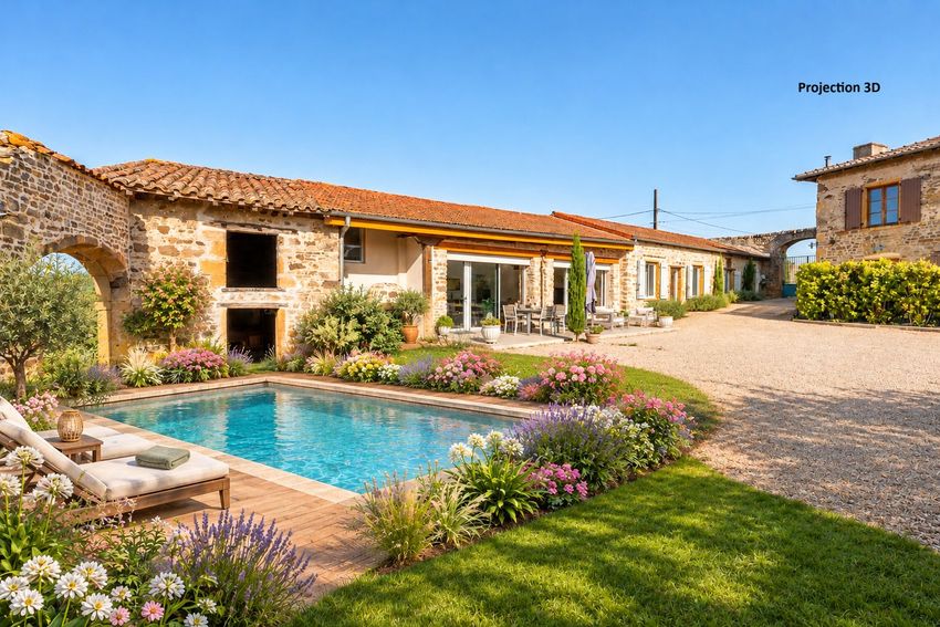 Image Piscine à  maison individuelle de Châtillon