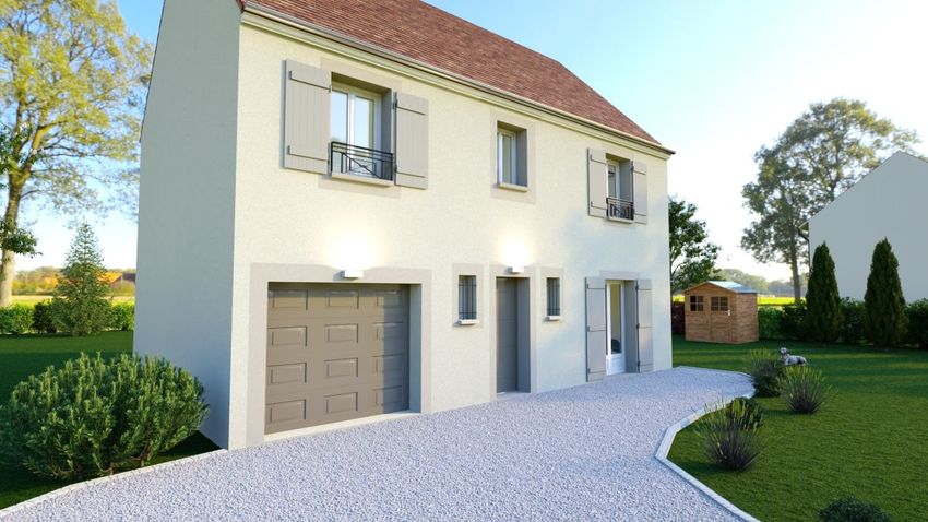 Image Façade à  maison individuelle de Linas