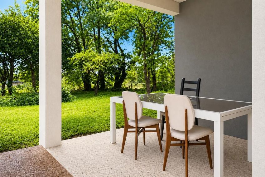Image Terrasse à  maison individuelle de Olby