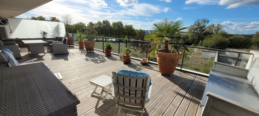 Image Terrasse à appartement de Saumur