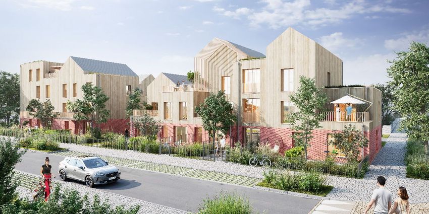 Image Façade à programme neuf de Sans numéro Route du Chapeau Rouge