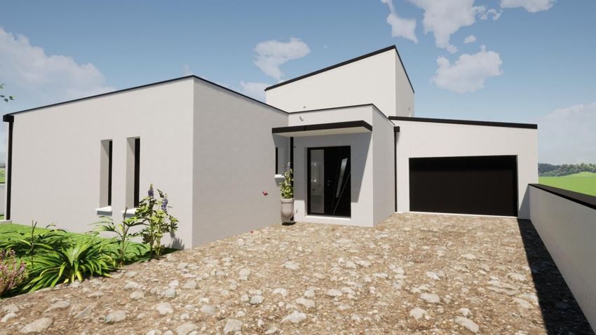 Image Façade à  maison individuelle de Talmont-Saint-Hilaire