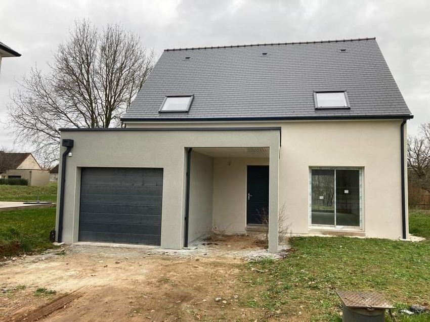 Image Façade à  maison individuelle de Ménilles