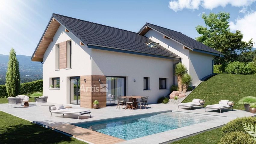 Image Piscine à  maison individuelle de Césarches