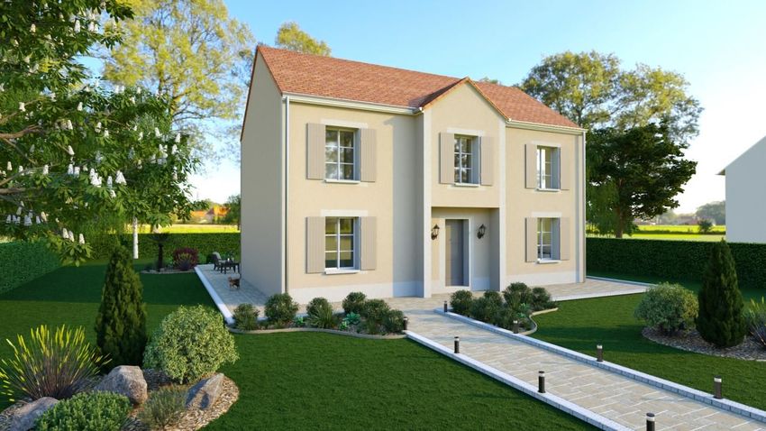 Image Façade à  maison individuelle de Chessy