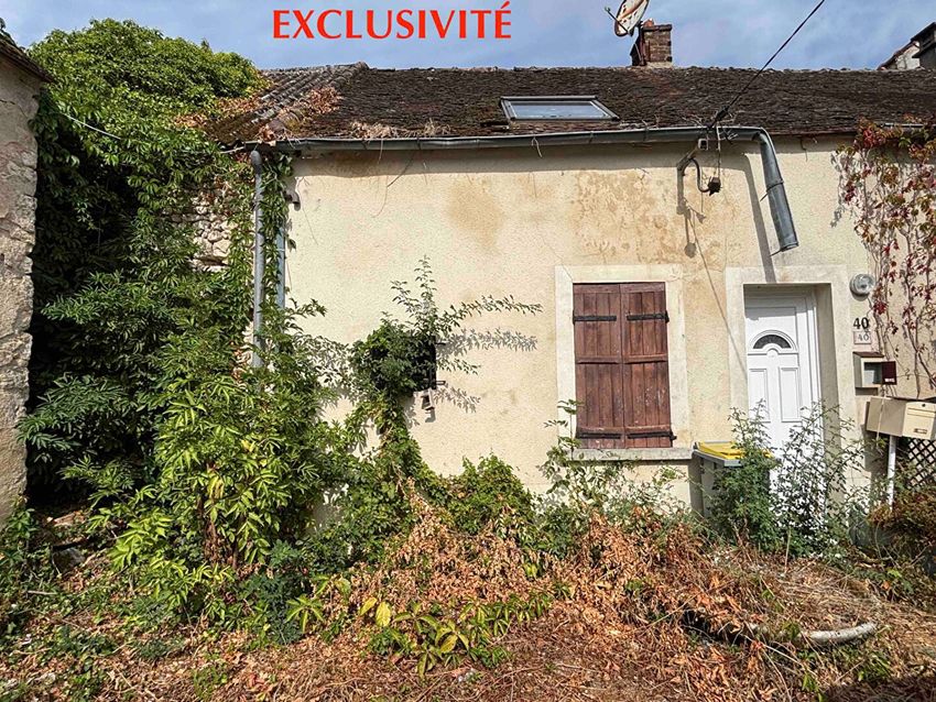 Image Façade à  maison mitoyenne de Souppes-sur-Loing