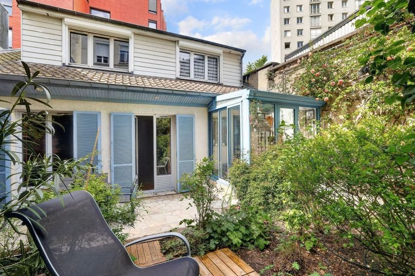 Image Façade à  maison individuelle de Jardin de Reuilly