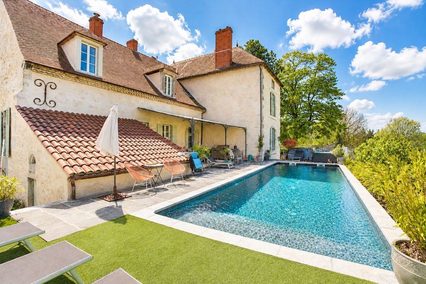 Image Piscine à  maison individuelle de Charroux