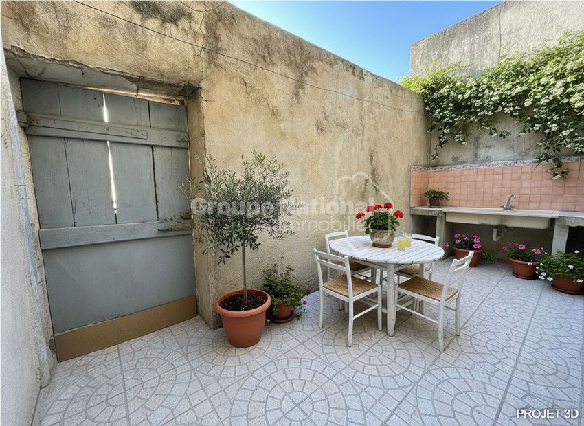 Image Terrasse à  maison individuelle de Tarascon
