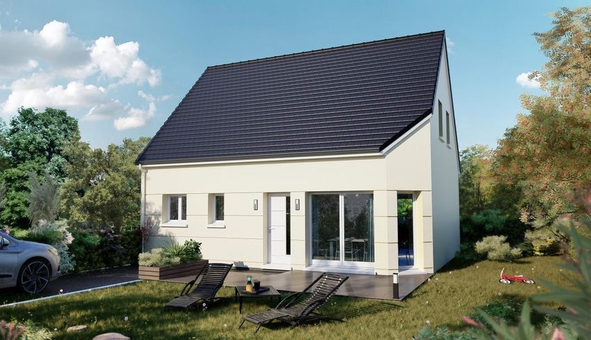 Image Façade à  maison individuelle de Yerville