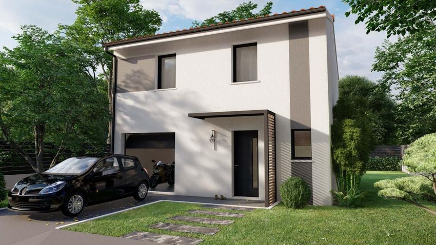 Image Façade à  maison individuelle de Benquet