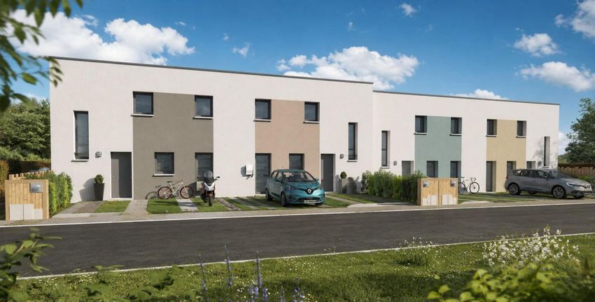 Image Façade à  maison individuelle de Orgères
