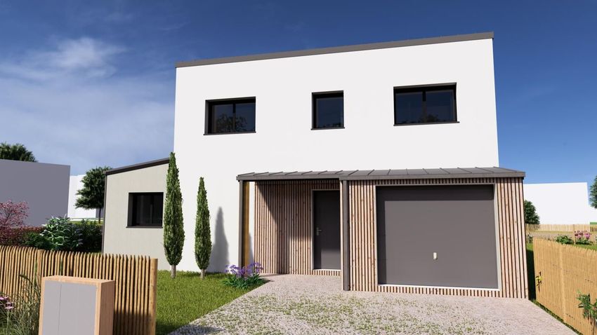 Image Façade à  maison individuelle de Châteaugiron