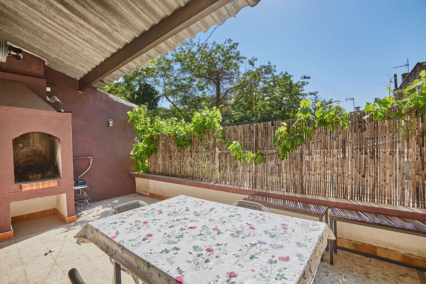 Image Terrasse à  maison mitoyenne de Orgon
