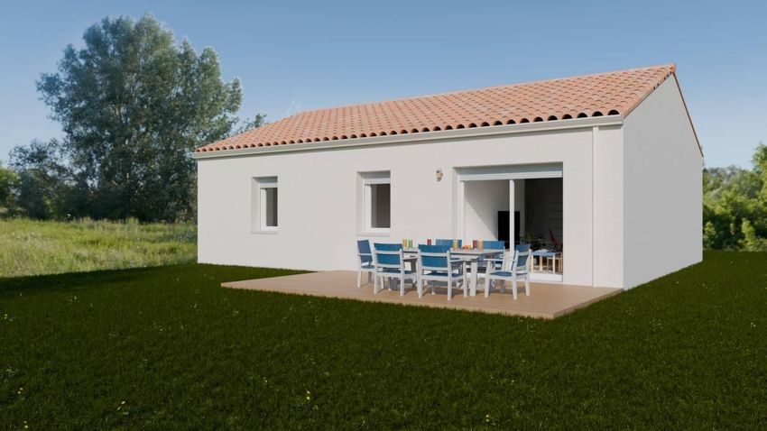 Image Façade à  maison individuelle de Bouaye