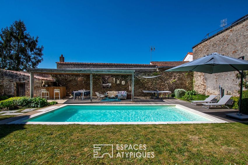 Image Piscine à  maison mitoyenne de Montaigu-Vendée