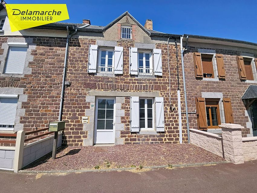 Image Façade à  maison mitoyenne de Lengronne