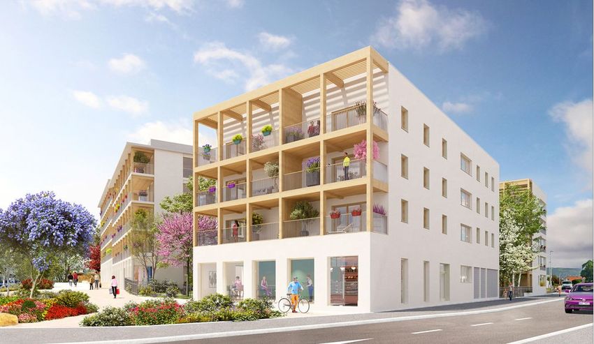 Image Façade à programme neuf de Sans numéro Rue Vercingétorix