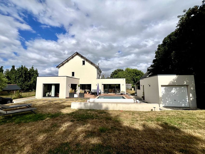 Image Façade à  maison individuelle de Saint-Brieuc-des-Iffs