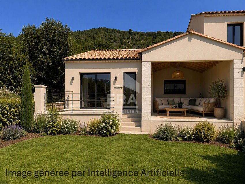 Image Façade à  maison individuelle de Mallemoisson