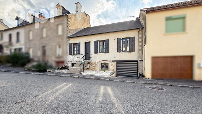 Image Façade à  maison mitoyenne de Saint-Sulpice-Laurière