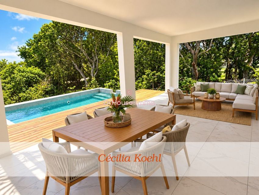 Image Terrasse à  villa de Sainte-Anne