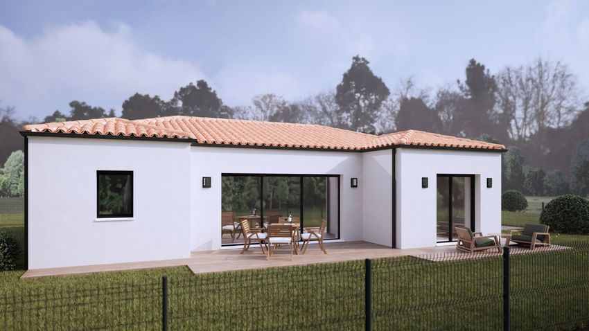 Image Façade à  maison individuelle de Bouguenais