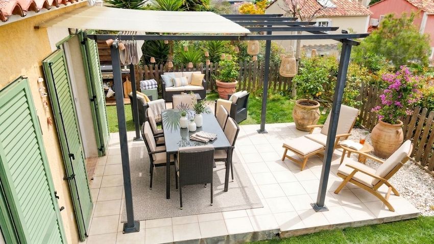Image Terrasse à  maison individuelle de Vallauris