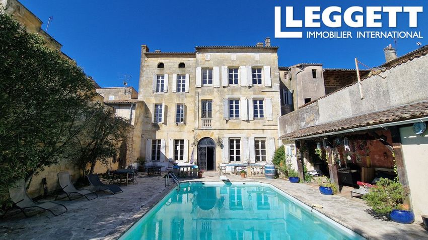 Image Piscine à  propriété agricole de Castillon-la-Bataille