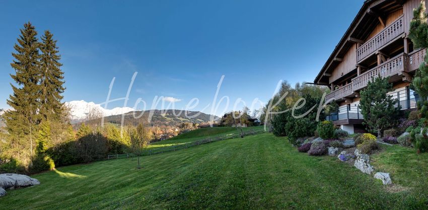 Image Jardin à  chalet de montagne de Combloux
