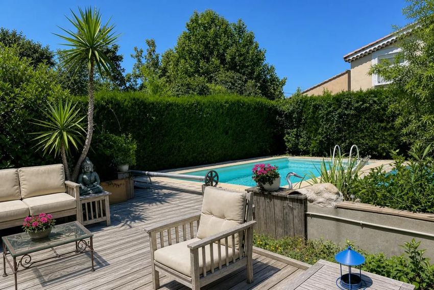 Image Piscine à  maison individuelle de Savasse
