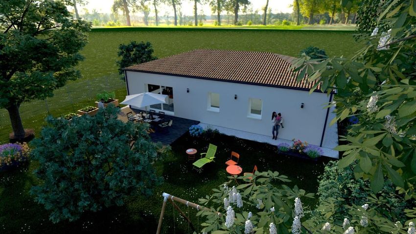 Image Façade à  maison individuelle de Saujon