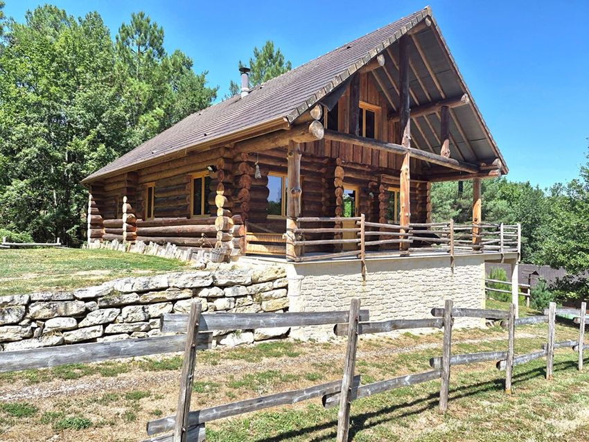 Image Façade à  chalet de montagne de Chantérac