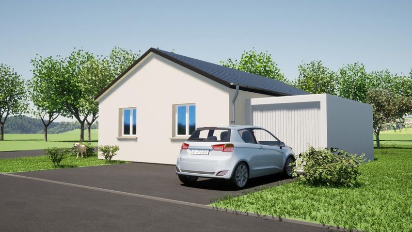 Image Façade à  maison individuelle de Balgau
