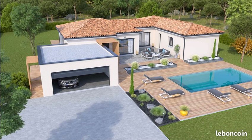 Image Piscine à  maison individuelle de Vérin