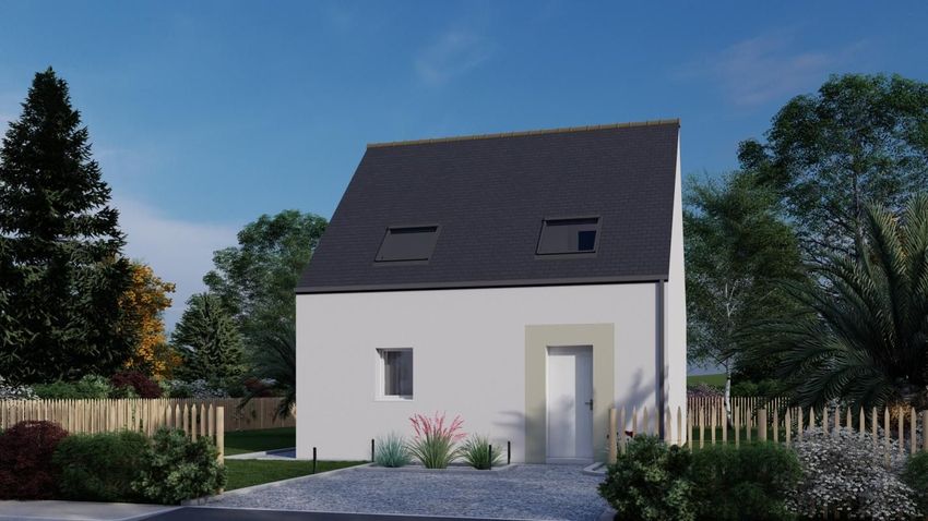 Image Façade à  maison individuelle de Monterblanc