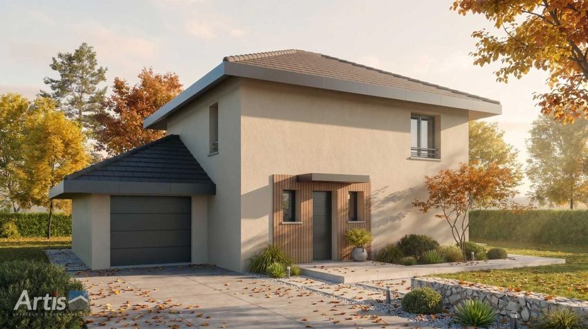 Image Façade à  maison individuelle de Epagny Metz-Tessy