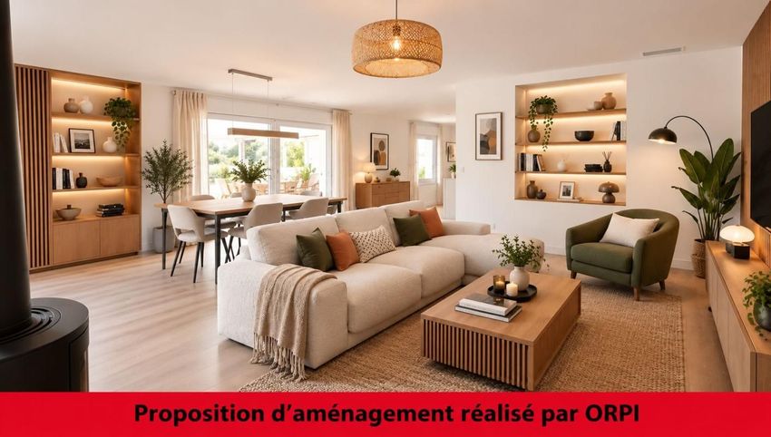 Image Salon à  maison individuelle de Coëtmieux