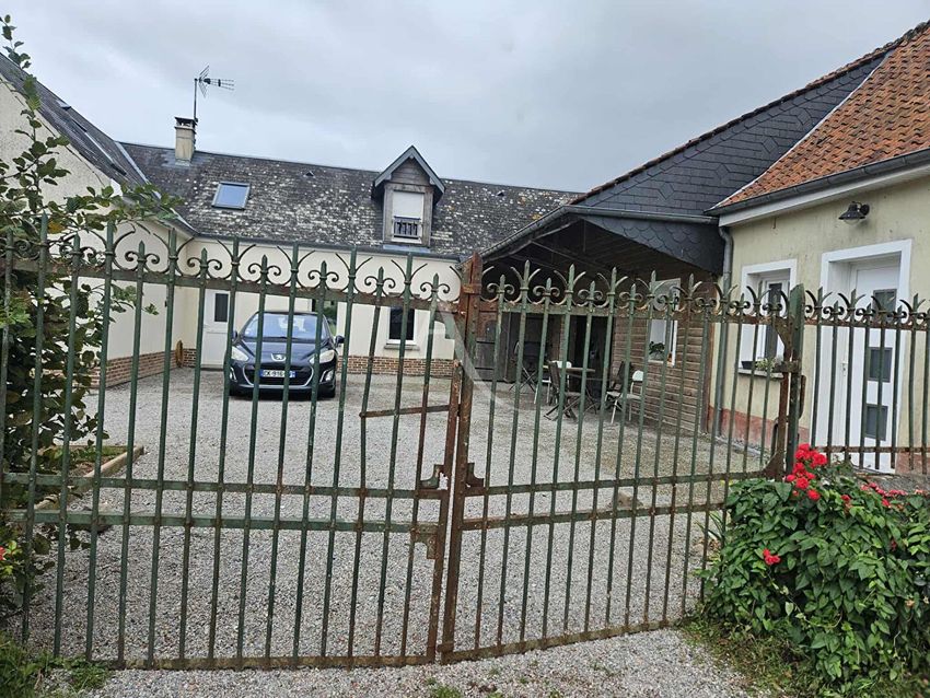 Image Façade à  maison mitoyenne de Forest-l'Abbaye
