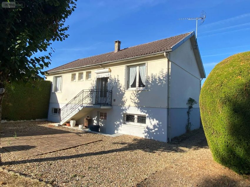 Image Façade à  maison individuelle de Villedieu-sur-Indre