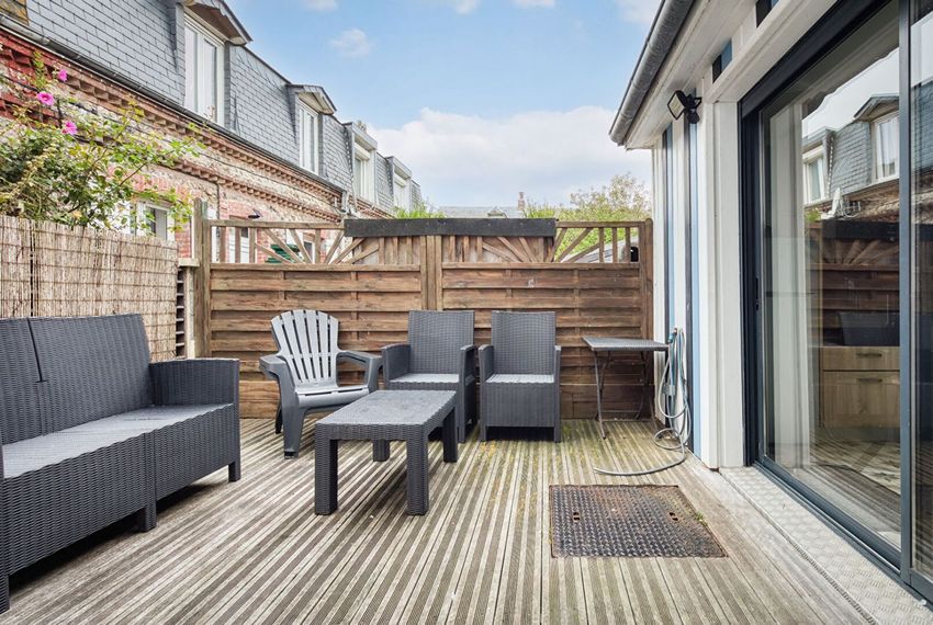 Image Terrasse à  maison mitoyenne de Yport