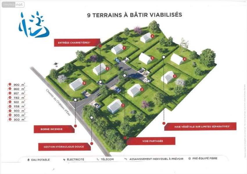 Image Plan à terrain de Appeville-Annebault