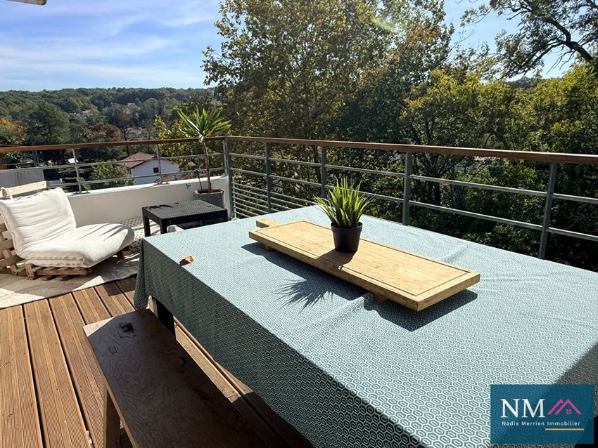 Image Terrasse à  maison mitoyenne de Lahonce