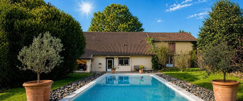 Image Piscine à  propriété agricole de Léren