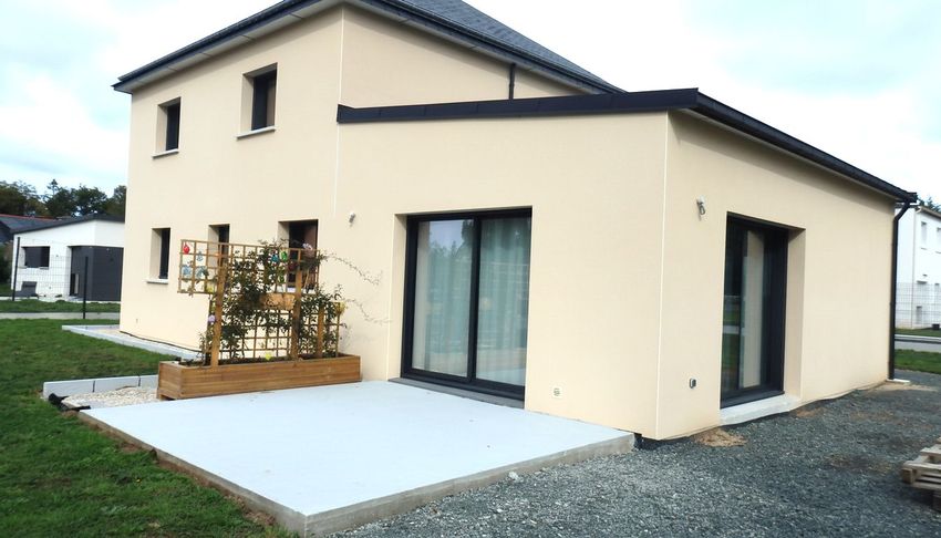 Image Façade à  maison individuelle de Pléhédel