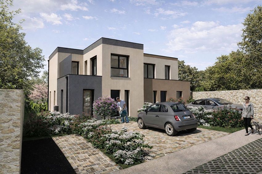 Image Façade à  maison individuelle de La Ville-du-Bois