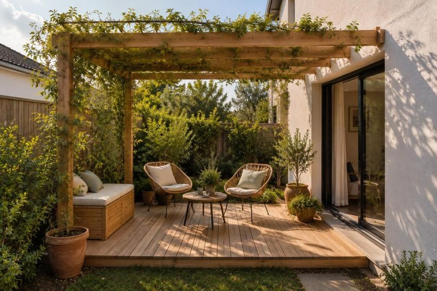 Image Terrasse à  maison individuelle de Olwisheim