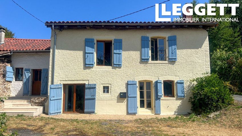 Image Façade à  maison de village de Saint-Mathieu